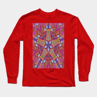 Geometric Flower Long Sleeve T-Shirt